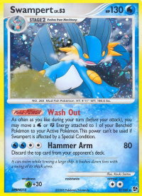 Swampert - Great Encounters (GE) #9/106 - Holo Rare Pokémon Trading Card