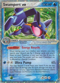 Swampert ex - Crystal Guardians (CG) #98/100 - Ultra Rare Pokémon Trading Card