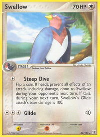 Swellow - Delta Species (DS) #32/113 - Rare Pokémon Trading Card