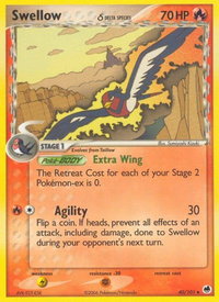 Swellow (Delta Species) - Dragon Frontiers (DF) #40/101 - Uncommon Pokémon Trading Card