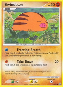 Swinub - Stormfront (SF) #77/100 - Common Pokémon Trading Card
