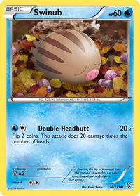 Swinub - Plasma Storm (PLS) #26/135 - Common Pokémon Trading Card