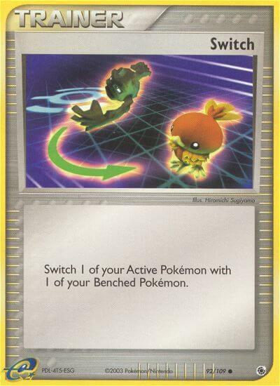 Switch - Ruby and Sapphire Pokémon trading card
