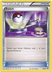 Switch - Kalos Starter Set Pokémon trading card