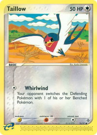 Taillow - Dragon (DR) #76/97 - Common Pokémon Trading Card