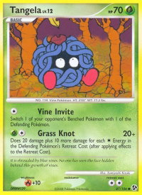 Tangela - Great Encounters (GE) #87/106 - Common Pokémon Trading Card