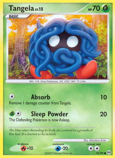 Tangela (76) - Arceus Pokémon trading card
