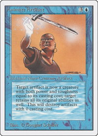 Animate Artifact - Unlimited Edition (2ED) #49 - Uncommon Magic: The Gathering Trading Card