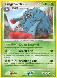 Tangrowth - Stormfront (SF) #29/100 - Rare Pokémon Trading Card