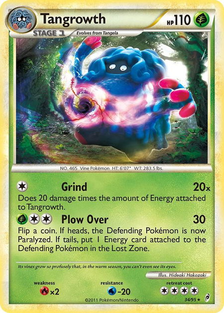 Tangrowth - Call of Legends Pokémon trading card
