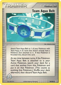 Team Aqua Belt - Team Magma vs Team Aqua (MA) #76/95 - Uncommon Pokémon Trading Card