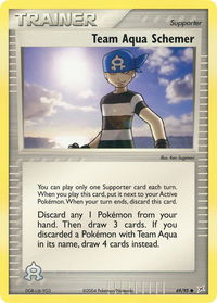 Team Aqua Schemer - Team Magma vs Team Aqua (MA) #69/95 - Common Pokémon Trading Card