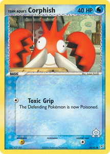 Team Aqua's Corphish - 50/95 - Team Magma vs Team Aqua (MA) #50/95 - Common Pokémon Trading Card