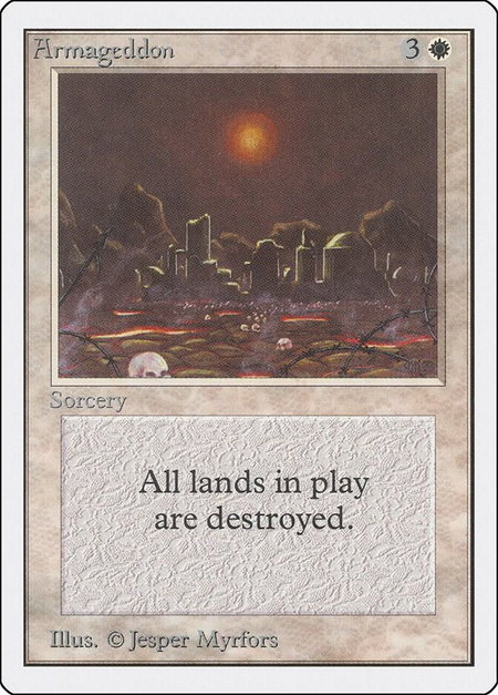 Armageddon - Unlimited Edition Magic: The Gathering trading card