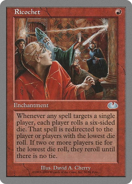 Ricochet - Unglued Magic: The Gathering trading card