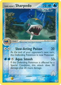 Team Aqua's Sharpedo - 18/95 - Team Magma vs Team Aqua (MA) #18/95 - Rare Pokémon Trading Card