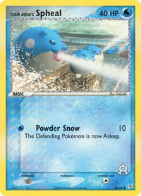 Team Aqua's Spheal - 56/95 - Team Magma vs Team Aqua (MA) #56/95 - Common Pokémon Trading Card