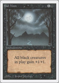 Bad Moon - Unlimited Edition (2ED) #94 - Rare Magic: The Gathering Trading Card