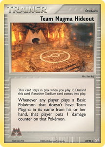 Team Magma Hideout - Team Magma vs Team Aqua (MA) #83/95 - Uncommon Pokémon Trading Card