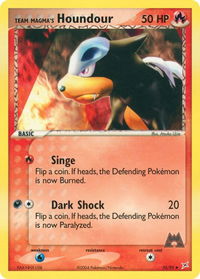 Team Magma's Houndour - 35/95 - Team Magma vs Team Aqua (MA) #35/95 - Uncommon Pokémon Trading Card
