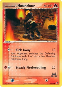 Team Magma's Houndour - 63/95 - Team Magma vs Team Aqua (MA) #63/95 - Common Pokémon Trading Card