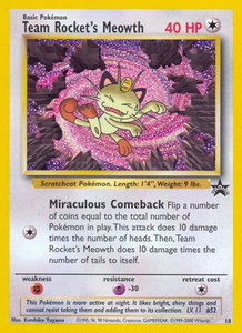Team Rocket's Meowth - WoTC Promo (PR) #18/53 - Promo Pokémon Trading Card