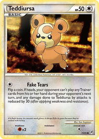 Teddiursa - Call of Legends (CL) #73/95 - Common Pokémon Trading Card
