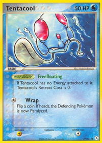 Tentacool - Hidden Legends (HL) #77/101 - Common Pokémon Trading Card