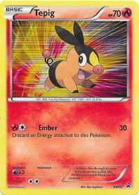 Tepig (BW02) - Black and White Promos (PR) #BW02 - Holo Rare Pokémon Trading Card