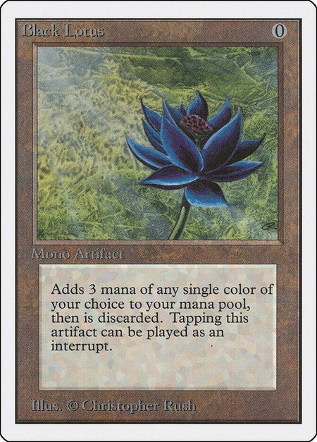 Black Lotus - Unlimited Edition Magic: The Gathering trading card