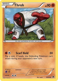 Throh - Emerging Powers (EPO) #58/98 - Uncommon Pokémon Trading Card