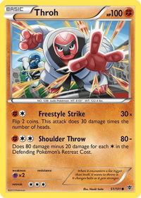 Throh - Plasma Blast (PLB) #51/101 - Common Pokémon Trading Card