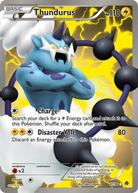 Thundurus (97 Full Art) - Emerging Powers (EPO) #97/98 - Ultra Rare Pokémon Trading Card