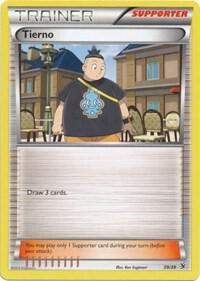 Tierno trading card from Kalos Starter Set Tierno - Kalos Starter Set Pokémon trading card