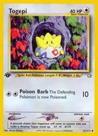 Togepi - Neo Genesis (N1) #051/111 - Uncommon Pokémon Trading Card