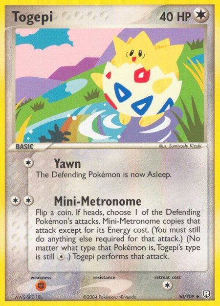 Togepi - Team Rocket Returns Pokémon trading card