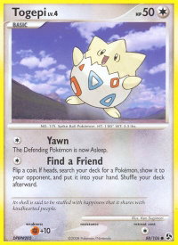 Togepi - Great Encounters (GE) #88/106 - Common Pokémon Trading Card