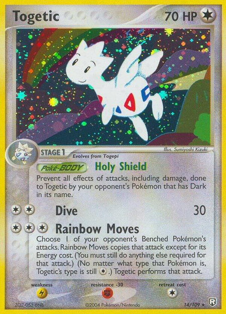 Togetic - Team Rocket Returns Pokémon trading card