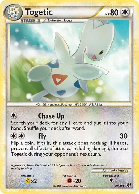 Togetic - Undaunted Pokémon trading card