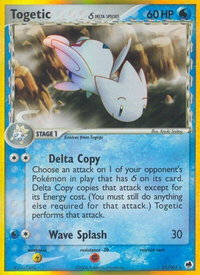 Togetic (Delta Species) - Dragon Frontiers (DF) #11/101 - Holo Rare Pokémon Trading Card