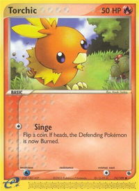 Torchic - 74/109 - Ruby and Sapphire (RS) #74/109 - Common Pokémon Trading Card
