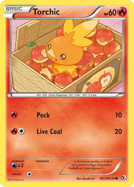 Torchic - Legendary Treasures: Radiant Collection Pokémon trading card