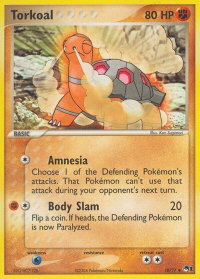 Torkoal - POP Series 1 (POP) #010/017 - Uncommon Pokémon Trading Card