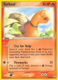 Torkoal - Legend Maker (LM) #27/92 - Rare Pokémon Trading Card