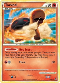 Torkoal - Unleashed (UL) #25/95 - Rare Pokémon Trading Card