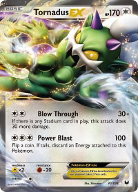 Tornadus EX - Dark Explorers (DEX) #90/108 - Ultra Rare Pokémon Trading Card