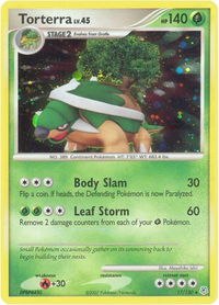 Torterra - Diamond and Pearl (DP) #17/130 - Holo Rare Pokémon Trading Card