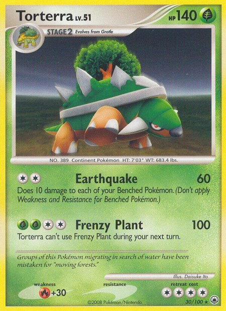 Torterra - Majestic Dawn Pokémon trading card