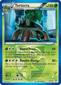 Torterra (Team Plasma) - Plasma Storm (PLS) #3/135 - Rare Pokémon Trading Card