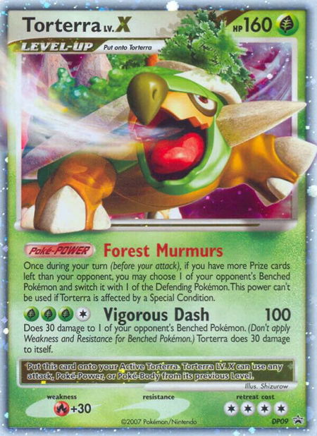 Torterra LV.X - DP09 - Diamond and Pearl Promos Pokémon trading card